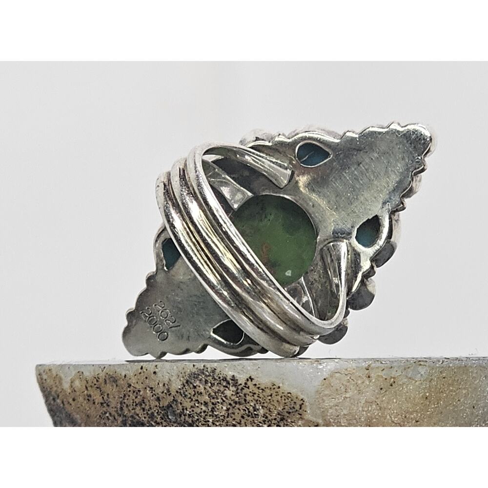 Nicky Butler Limited Edition Sterling & Multi-gemstone Statement Ring Size 10 - Picture 5 of 11